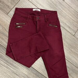 Beautiful plum color jeans from Hollister